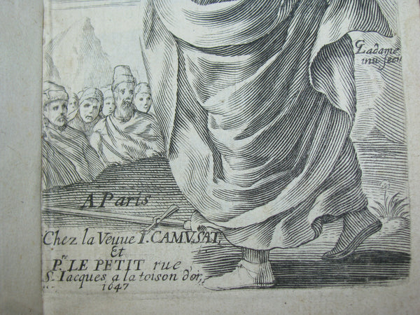 1647 Rare 1stED French Vellum Book - La Vie de l'apostre Saint Paul, Paul the Apostle's Life