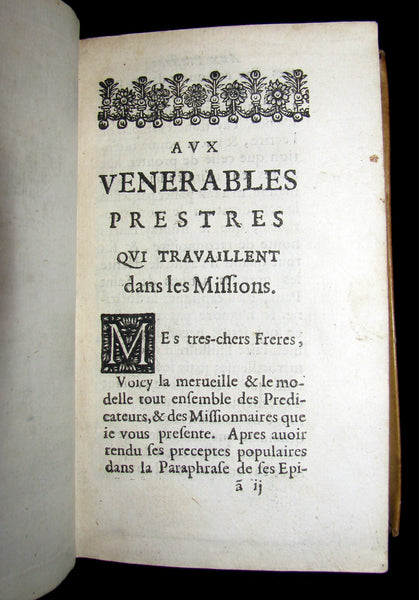 1647 Rare 1stED French Vellum Book - La Vie de l'apostre Saint Paul, Paul the Apostle's Life