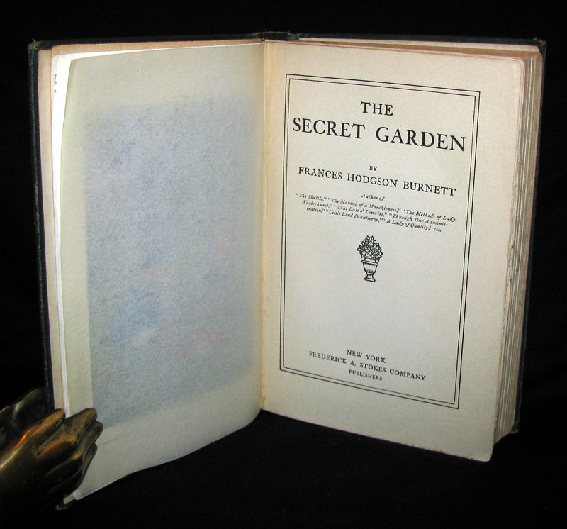 1911 Rare First Edition Book - The Secret Garden by Frances Hodgson Burnett.