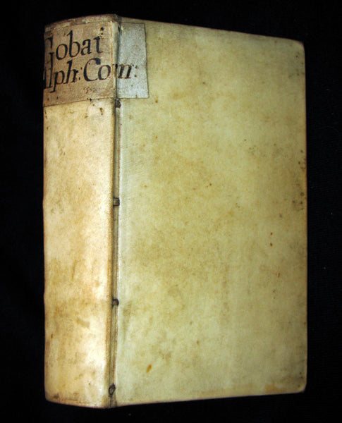 1662 Rare Latin Vellum Book - Alphabetum Communicantium by Jesuit Georges Gobat