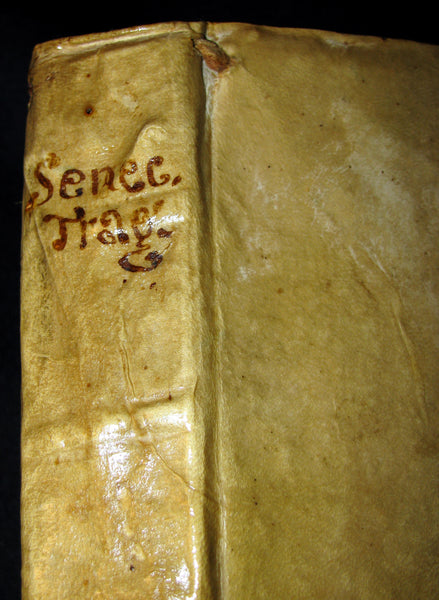 1680 Rare Latin Vellum Book - SENECA - L. Annæi Senecæ Cordubensis tragœdiæ