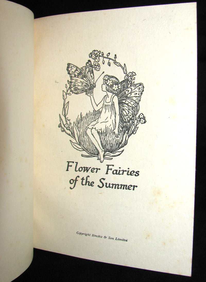 1930's Book - Cicely Mary Barker - FLOWER FAIRIES OF THE SUMMER