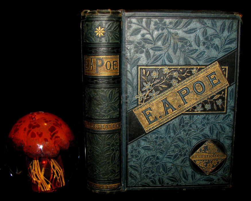 1875 Rare Book - Poems by Edgar Allan POE (The Raven, Lenore, Ulalume, ...)