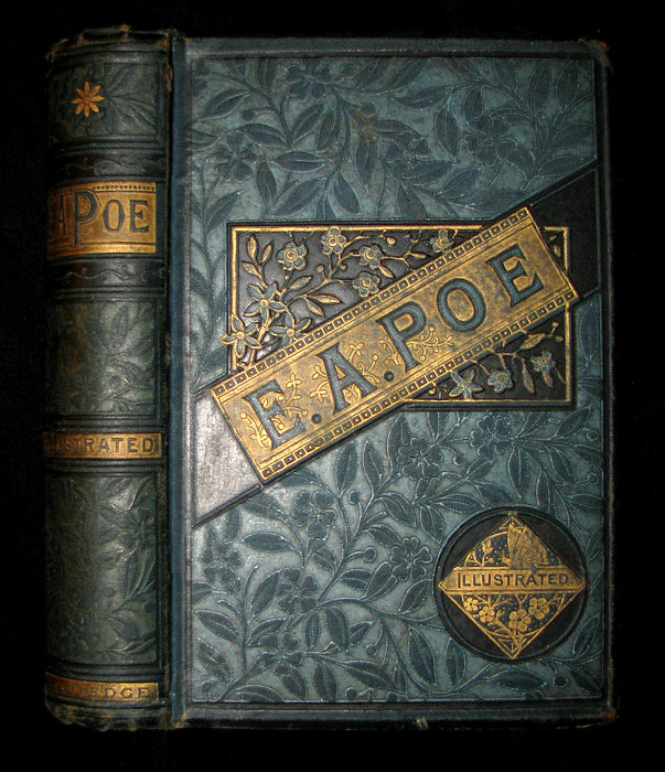 1875 Rare Book - Poems by Edgar Allan POE (The Raven, Lenore, Ulalume, ...)