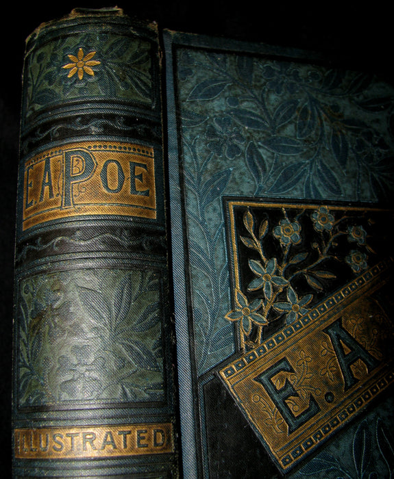 1875 Rare Book - Poems by Edgar Allan POE (The Raven, Lenore, Ulalume, ...)