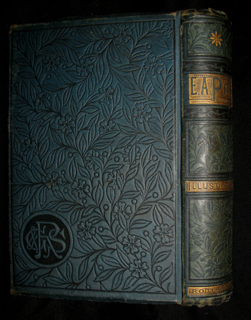 1875 Rare Book - Poems by Edgar Allan POE (The Raven, Lenore, Ulalume, ...)