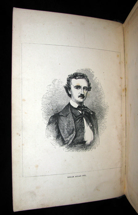 1875 Rare Book - Poems by Edgar Allan POE (The Raven, Lenore, Ulalume, ...)