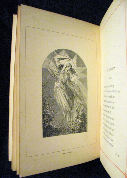 1875 Rare Book - Poems by Edgar Allan POE (The Raven, Lenore, Ulalume, ...)