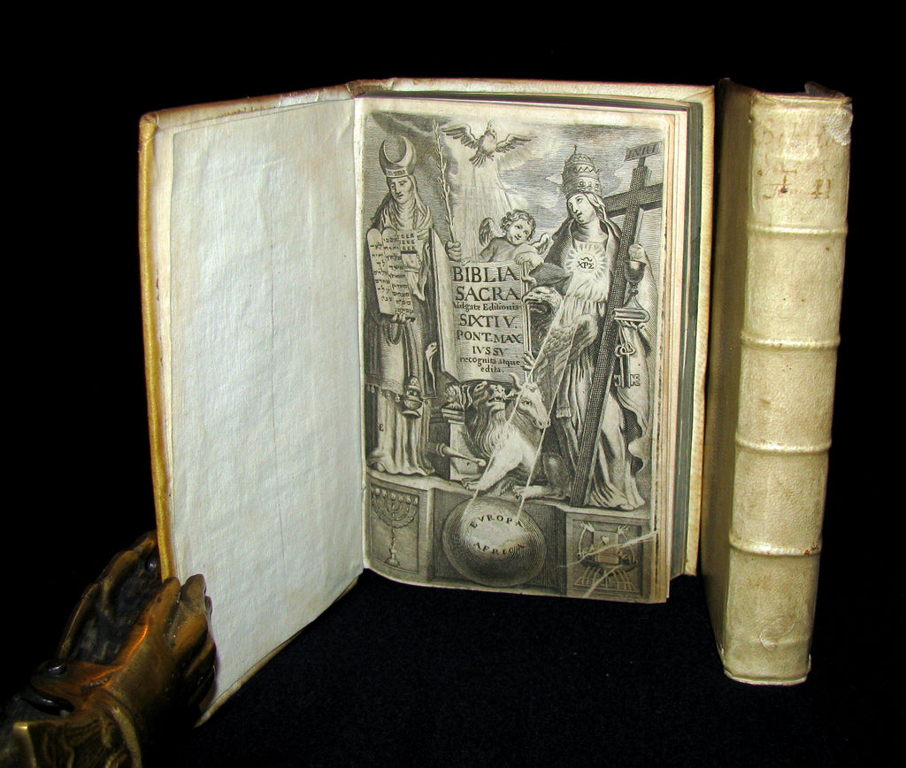 Bible Sacrée En Latin De 1805 - Édition Très Rare, XIXème Siècle, Livre Ancien
