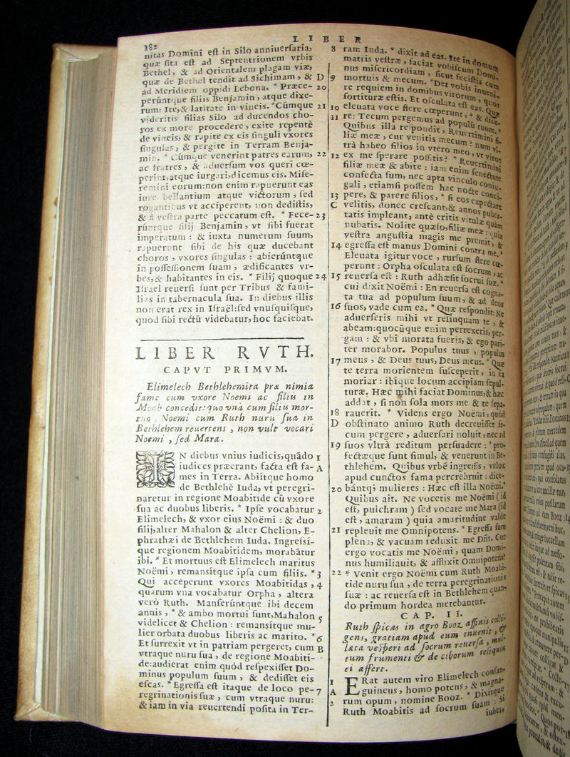 1669 Rare Latin Bible set - Biblia Sacra Vulgate Holy BIBLE Vulgatae Editionis