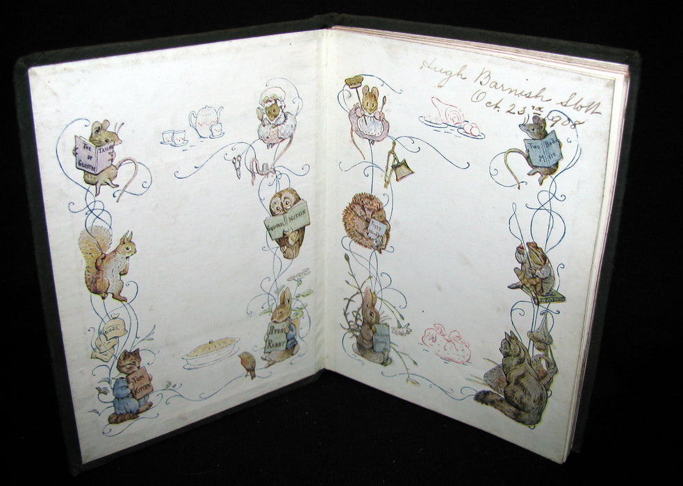 1908 Rare Book - Beatrix Potter  - THE TALE OF PETER RABBIT