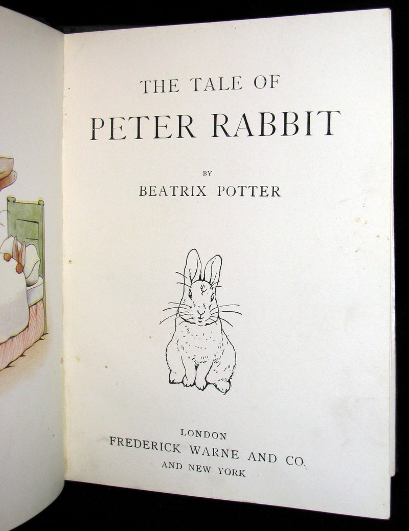 1908 Rare Book - Beatrix Potter  - THE TALE OF PETER RABBIT