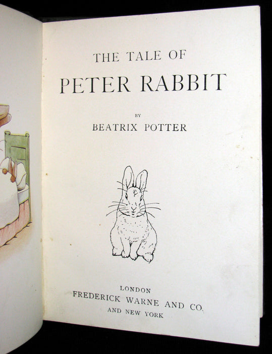 1908 Rare Book - Beatrix Potter  - THE TALE OF PETER RABBIT