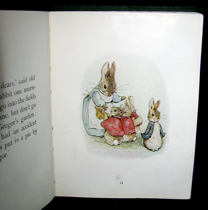 1908 Rare Book - Beatrix Potter  - THE TALE OF PETER RABBIT