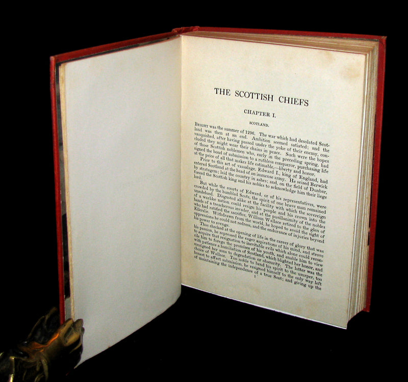 1921 Scarce First UK Edition - The Scottish Chiefs by Jane Porter Illustrated by N. C. Wyeth.