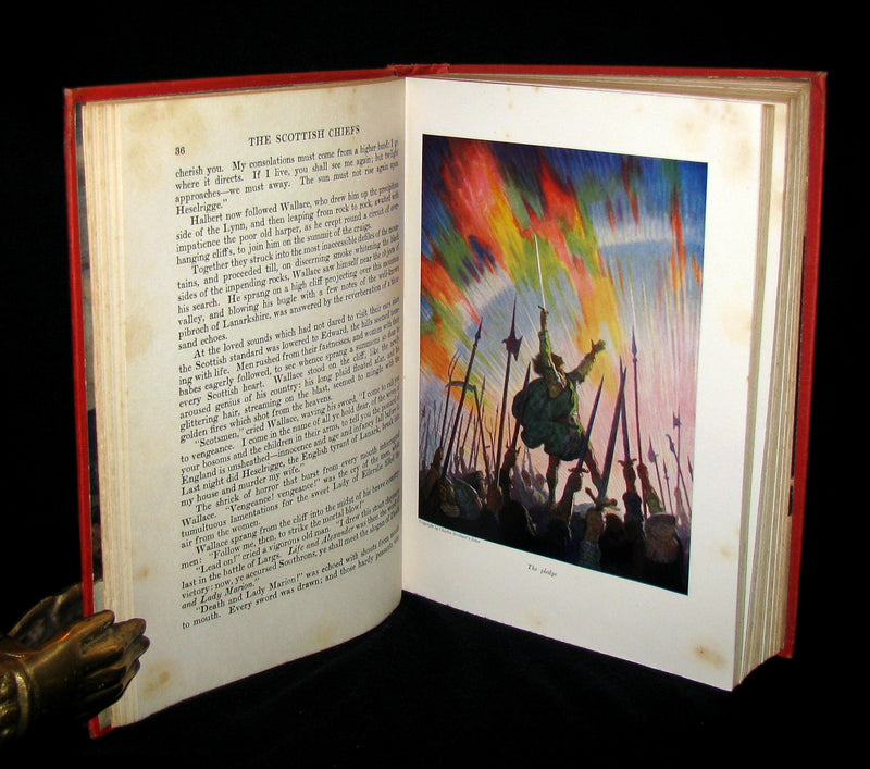 1921 Scarce First UK Edition - The Scottish Chiefs by Jane Porter Illustrated by N. C. Wyeth.