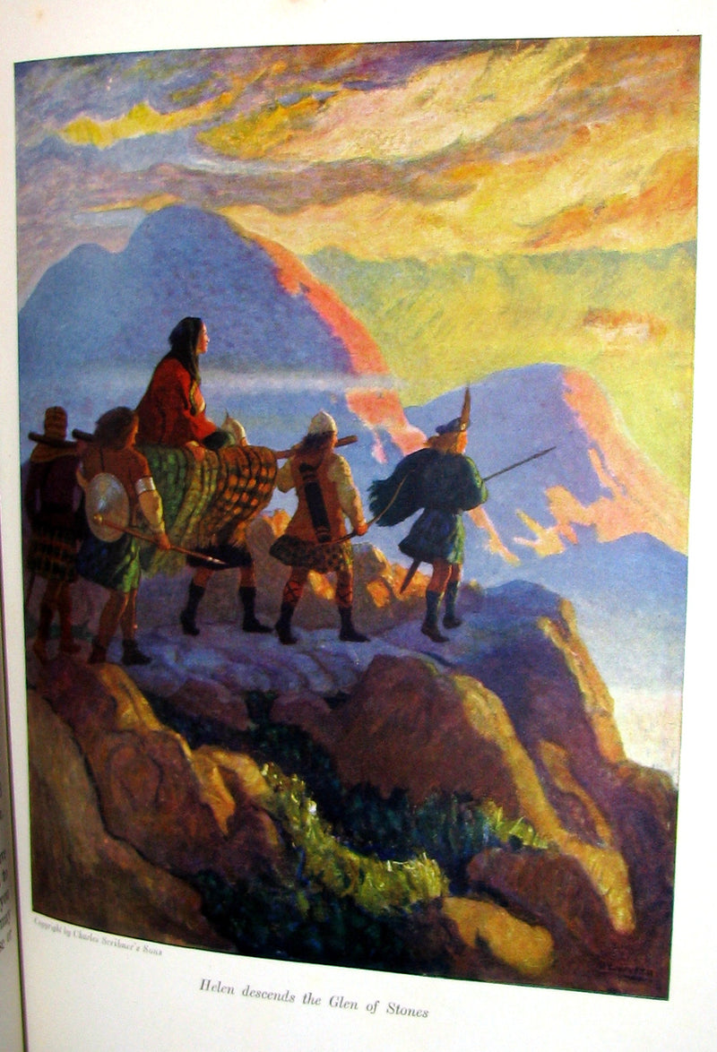 1921 Scarce First UK Edition - The Scottish Chiefs by Jane Porter Illustrated by N. C. Wyeth.
