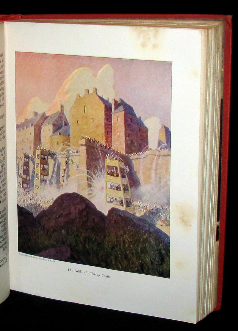 1921 Scarce First UK Edition - The Scottish Chiefs by Jane Porter Illustrated by N. C. Wyeth.