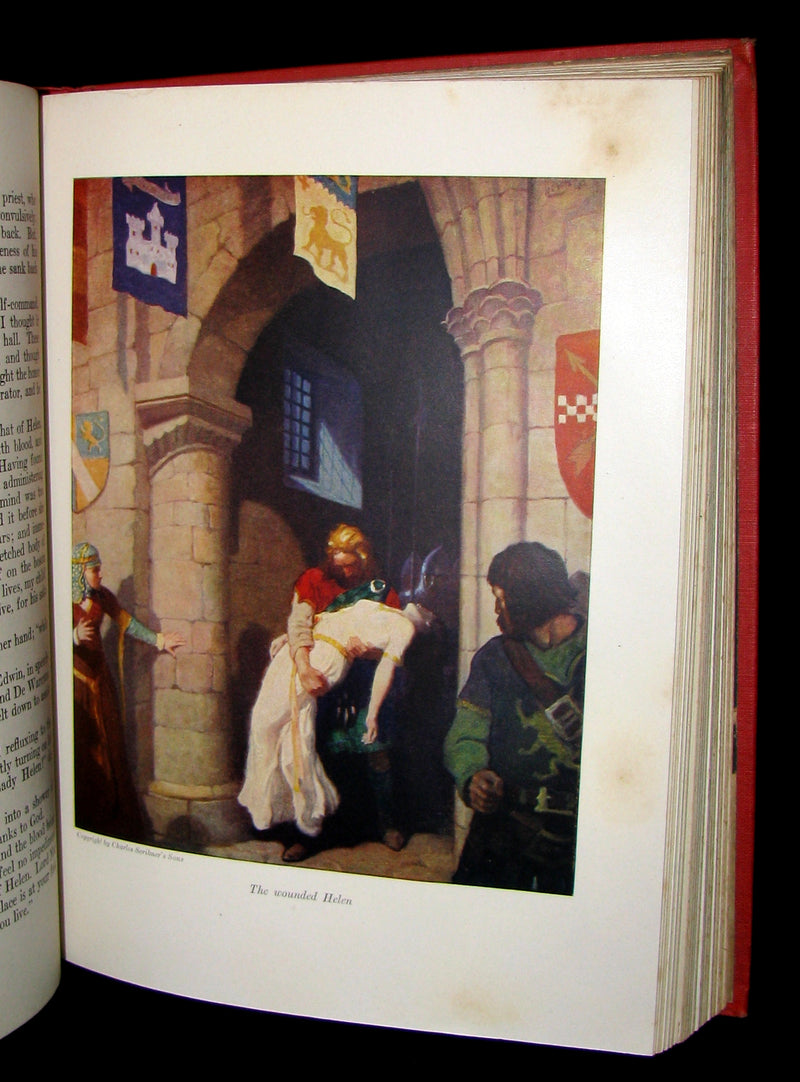 1921 Scarce First UK Edition - The Scottish Chiefs by Jane Porter Illustrated by N. C. Wyeth.