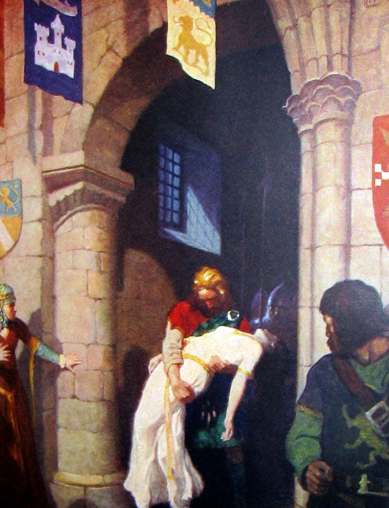 1921 Scarce First UK Edition - The Scottish Chiefs by Jane Porter Illustrated by N. C. Wyeth.