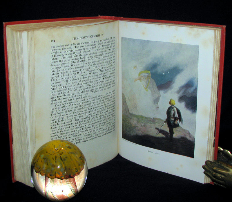 1921 Scarce First UK Edition - The Scottish Chiefs by Jane Porter Illustrated by N. C. Wyeth.