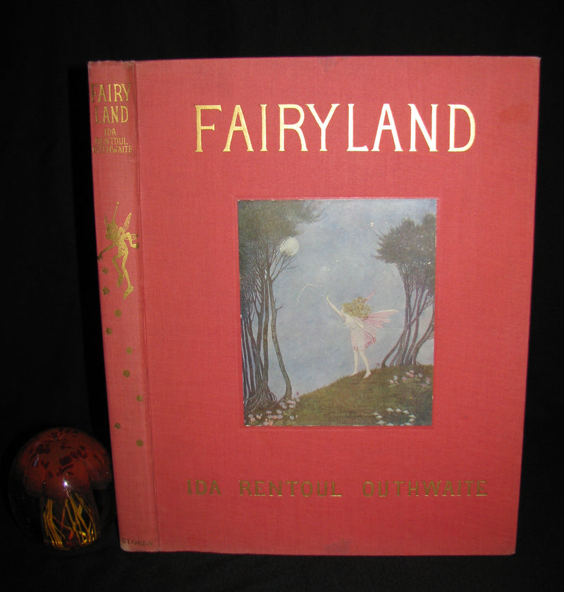 1929 Rare color illustrated Book ~ FAIRYLAND by Ida Renthoul Outhwaite First Edition