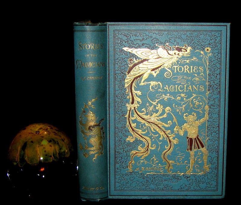 1887 Scarce Book - Stories of The Magicians by Alfred Church. Illustrated.
