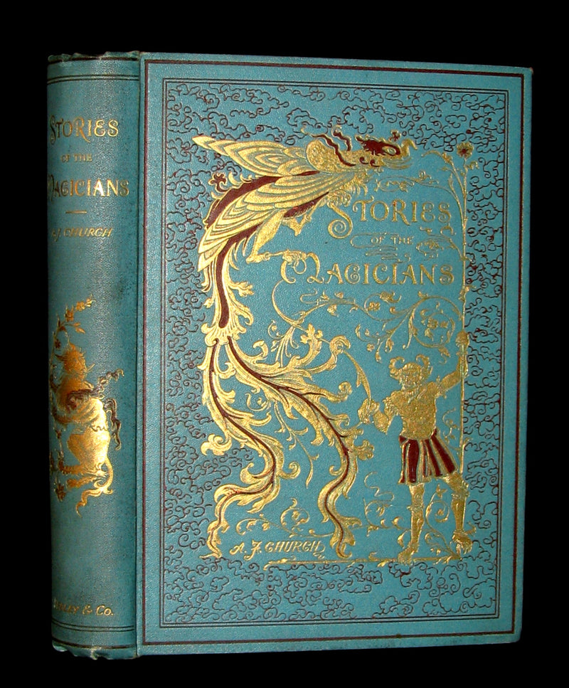 1887 Scarce Book - Stories of The Magicians by Alfred Church. Illustrated.