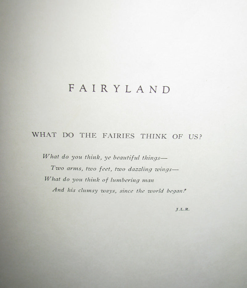 1929 Rare color illustrated Book ~ FAIRYLAND by Ida Renthoul Outhwaite First Edition
