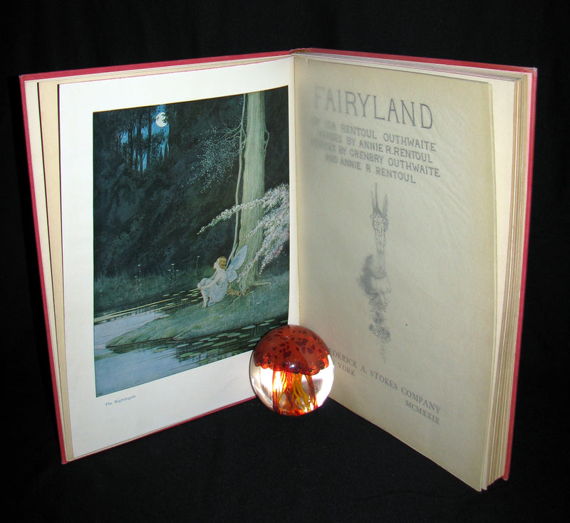 1929 Rare color illustrated Book ~ FAIRYLAND by Ida Renthoul Outhwaite First Edition