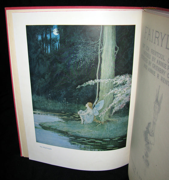 1929 Rare color illustrated Book ~ FAIRYLAND by Ida Renthoul Outhwaite First Edition