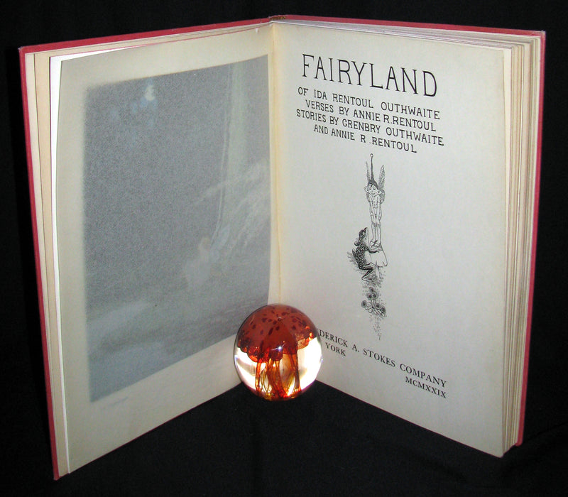 1929 Rare color illustrated Book ~ FAIRYLAND by Ida Renthoul Outhwaite First Edition