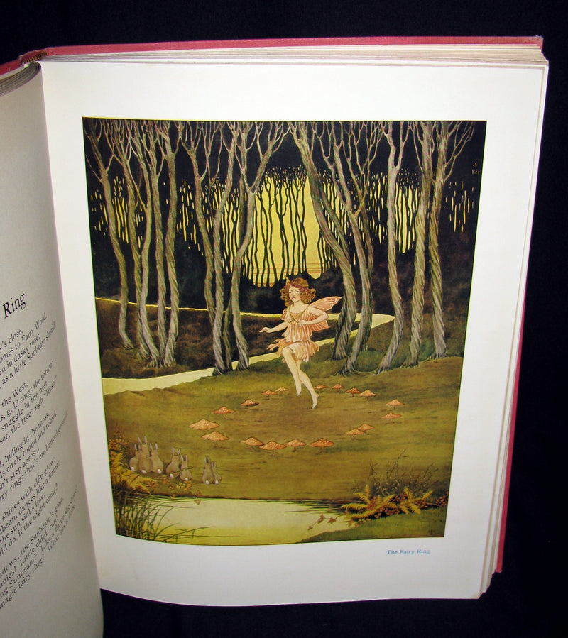 1929 Rare color illustrated Book ~ FAIRYLAND by Ida Renthoul Outhwaite First Edition