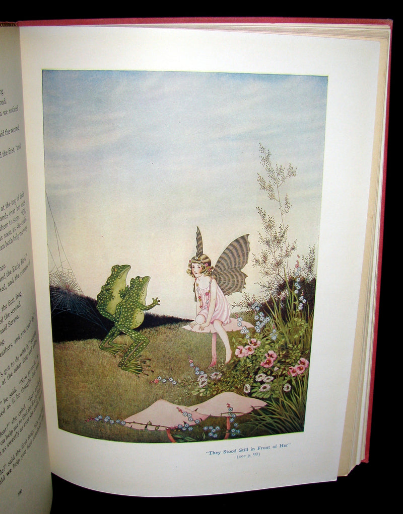 1929 Rare color illustrated Book ~ FAIRYLAND by Ida Renthoul Outhwaite First Edition