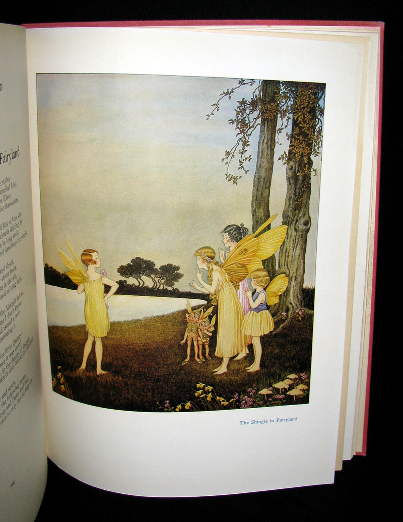 1929 Rare color illustrated Book ~ FAIRYLAND by Ida Renthoul Outhwaite First Edition