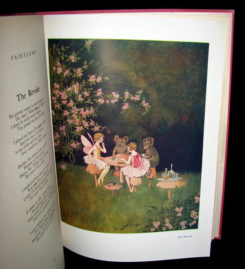 1929 Rare color illustrated Book ~ FAIRYLAND by Ida Renthoul Outhwaite First Edition