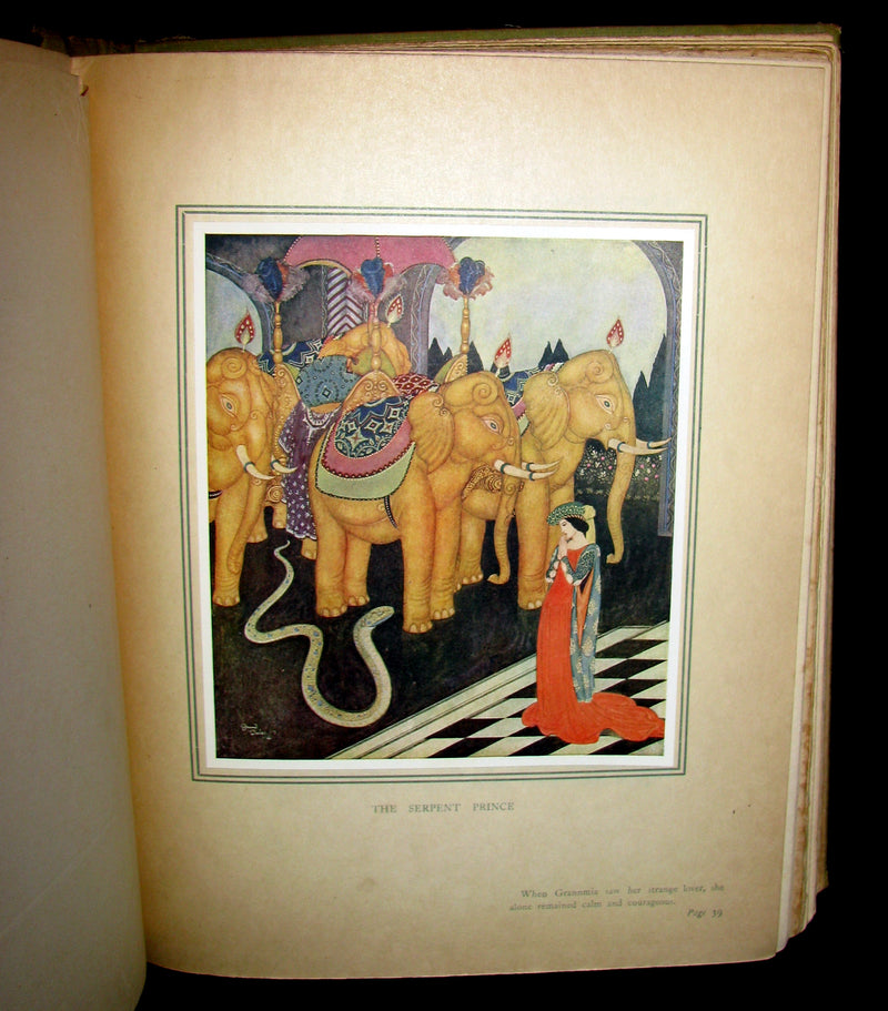 1916 Rare Book - EDMUND DULAC'S FAIRY BOOK  - Fairy Tales of the Allied Nations
