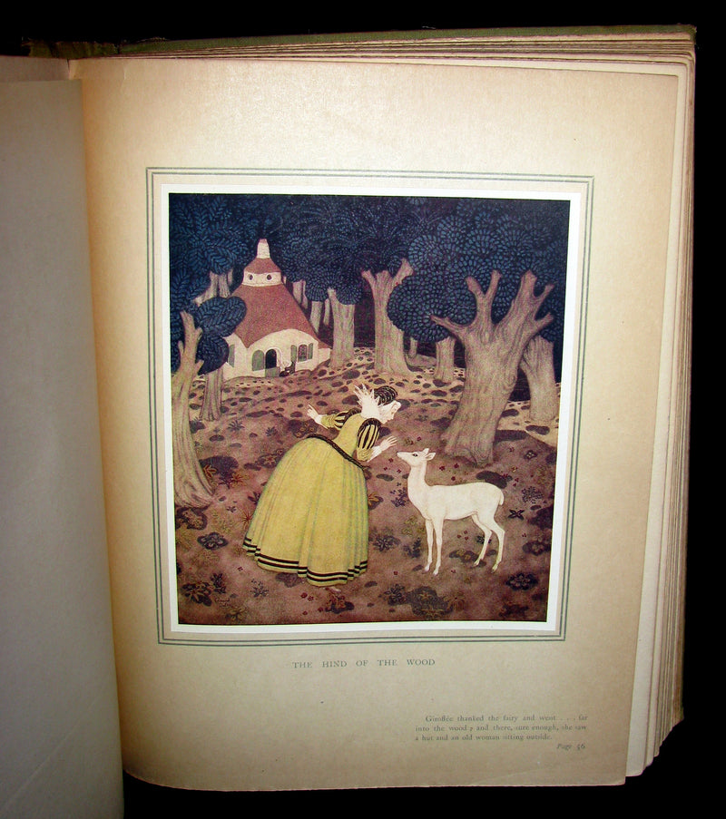 1916 Rare Book - EDMUND DULAC'S FAIRY BOOK  - Fairy Tales of the Allied Nations