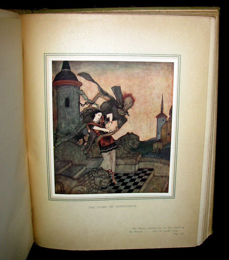 1916 Rare Book - EDMUND DULAC'S FAIRY BOOK  - Fairy Tales of the Allied Nations
