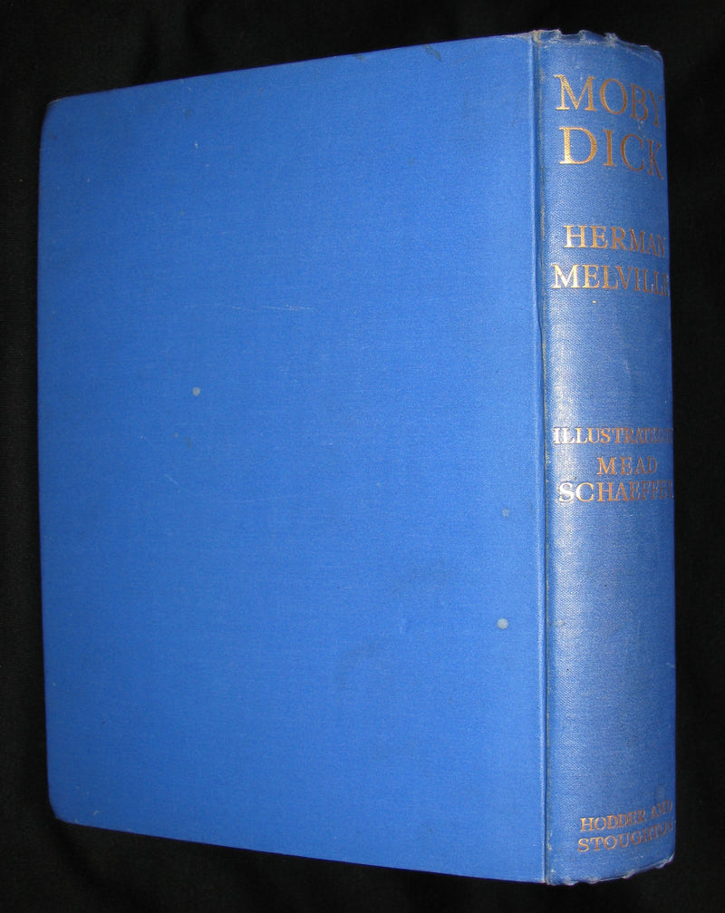 1930 Rare Book - Moby Dick or The White Whale by Herman Melville, illustrated by Mead Schaeffer