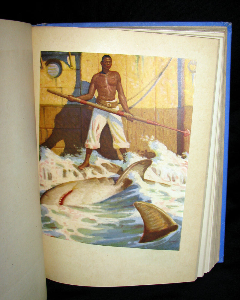 1930 Rare Book - Moby Dick or The White Whale by Herman Melville, illustrated by Mead Schaeffer
