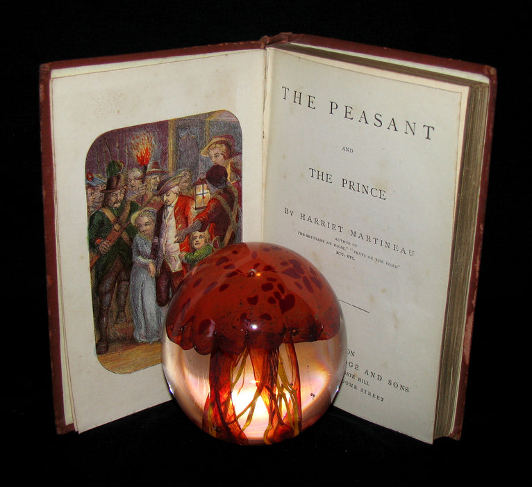 1875 Rare Book - The Peasant and the Prince by Harriet Martineau