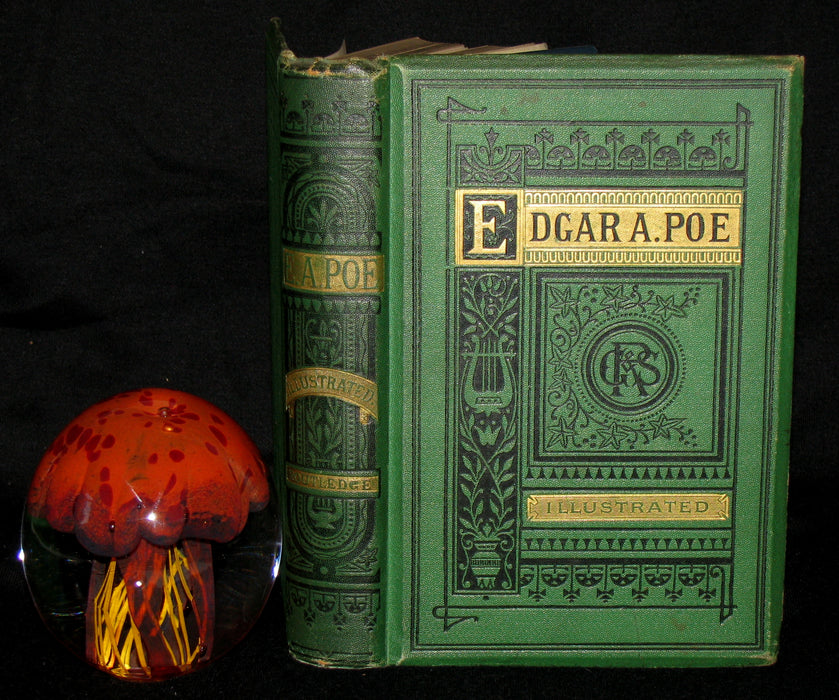 1875 Rare Book - Poems by Edgar Allan POE (The Raven, Lenore, Ulalume, ...)