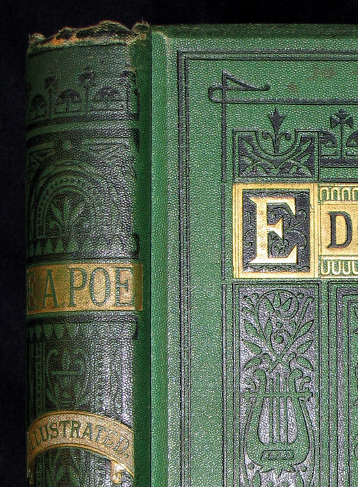 1875 Rare Book - Poems by Edgar Allan POE (The Raven, Lenore, Ulalume, ...)