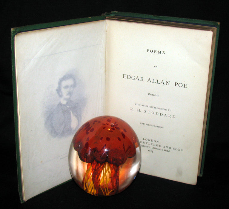 1875 Rare Book - Poems by Edgar Allan POE (The Raven, Lenore, Ulalume, ...)