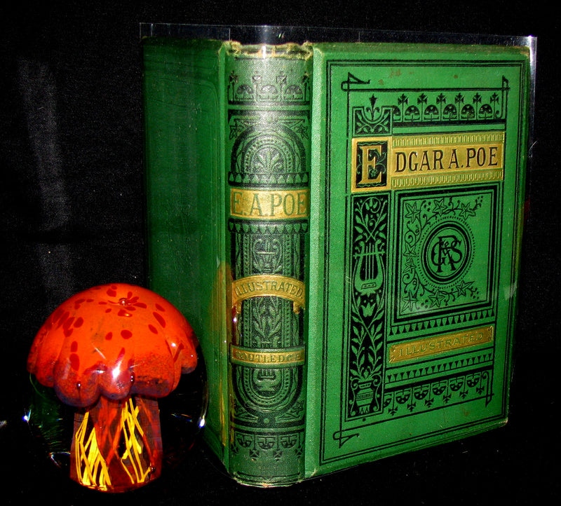 1875 Rare Book - Poems by Edgar Allan POE (The Raven, Lenore, Ulalume, ...)