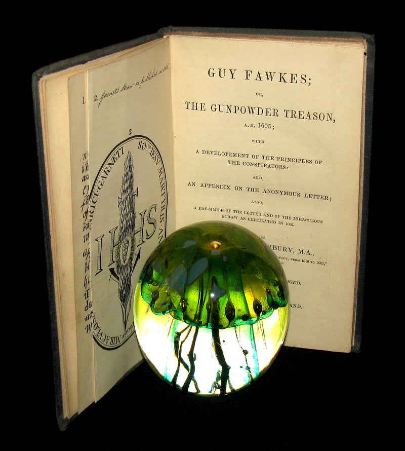 1840 Rare Book -  Guy Fawkes Or, The Gunpowder Treason, A.D. 1605; With a Developement of the Principles of the Conspirators; and an Appendix on the Anonymous Letter