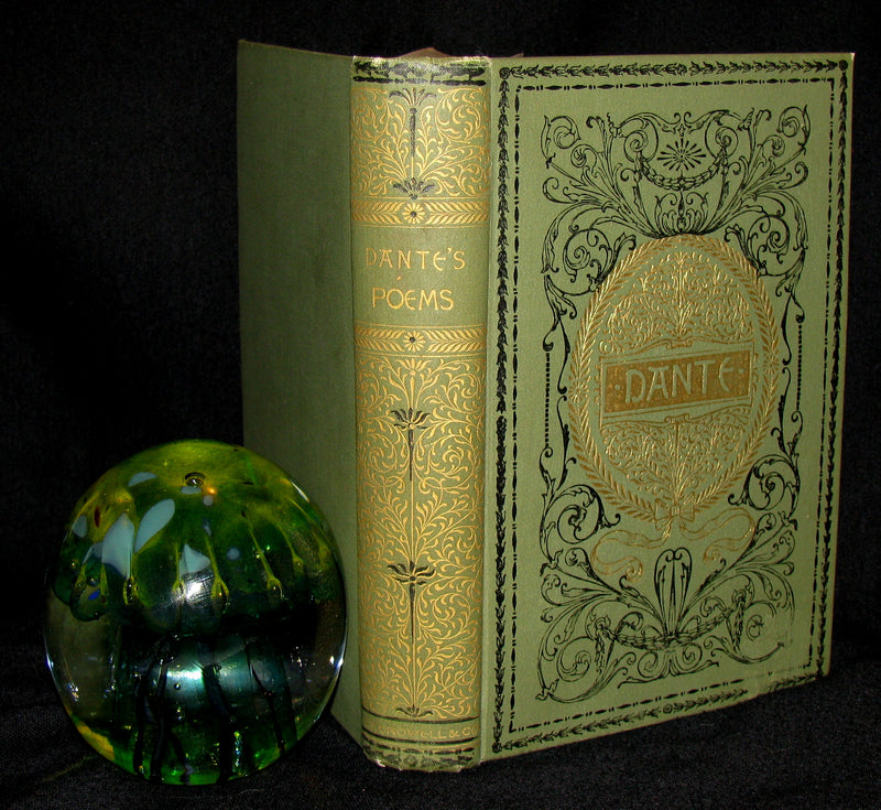 1897 Rare Book -  THE DIVINE COMEDY OF DANTE ALIGHIERI: Together with Dante Gabriel Rossetti's Translation of The New Life