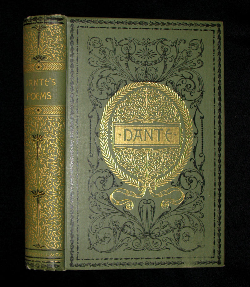 1897 Rare Book -  THE DIVINE COMEDY OF DANTE ALIGHIERI: Together with Dante Gabriel Rossetti's Translation of The New Life