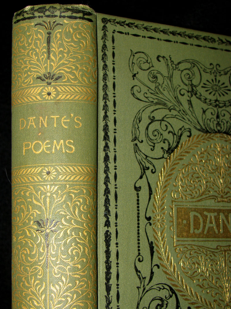 1897 Rare Book -  THE DIVINE COMEDY OF DANTE ALIGHIERI: Together with Dante Gabriel Rossetti's Translation of The New Life